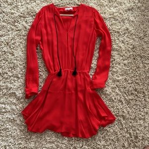 Karina Grimaldi long sleeve dress with ties